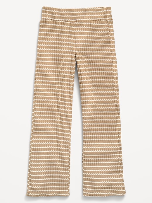 Image number 1 showing, Low-Rise Jacquard Knit Pants for Girls