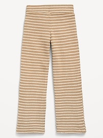 Image number 2 showing, Low-Rise Jacquard Knit Pants for Girls