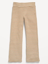 Image number 1 showing, Low-Rise Jacquard Knit Pants for Girls