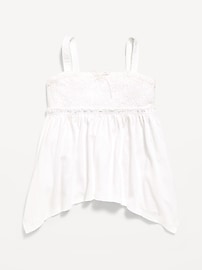 Image number 1 showing, Sleeveless Handkerchief Hem Top for Girls