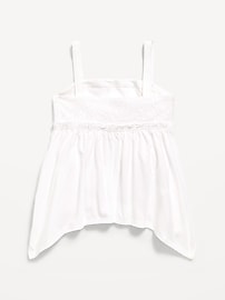Image number 2 showing, Sleeveless Handkerchief Hem Top for Girls
