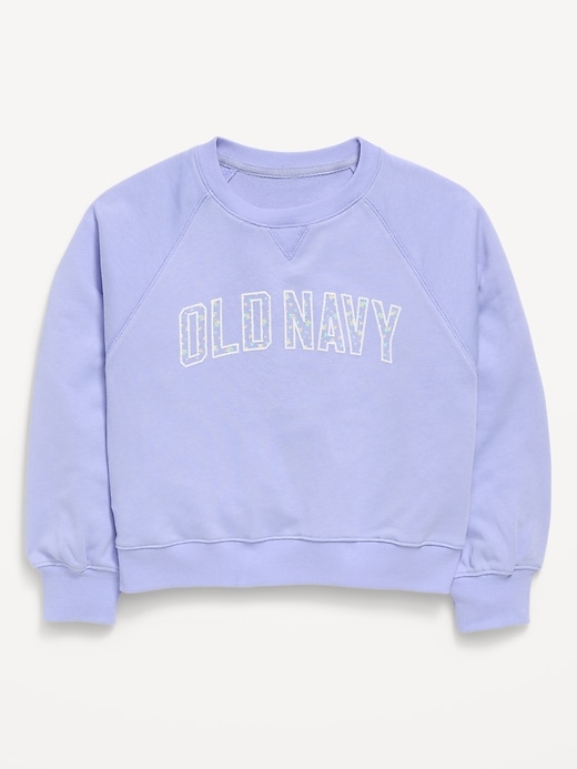 Logo-Graphic Crew-Neck Sweatshirt for Girls from Old Navy - $14.99