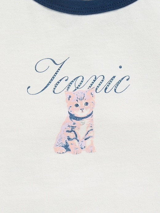Image number 2 showing, Short-Sleeve Graphic T-Shirt for Girls