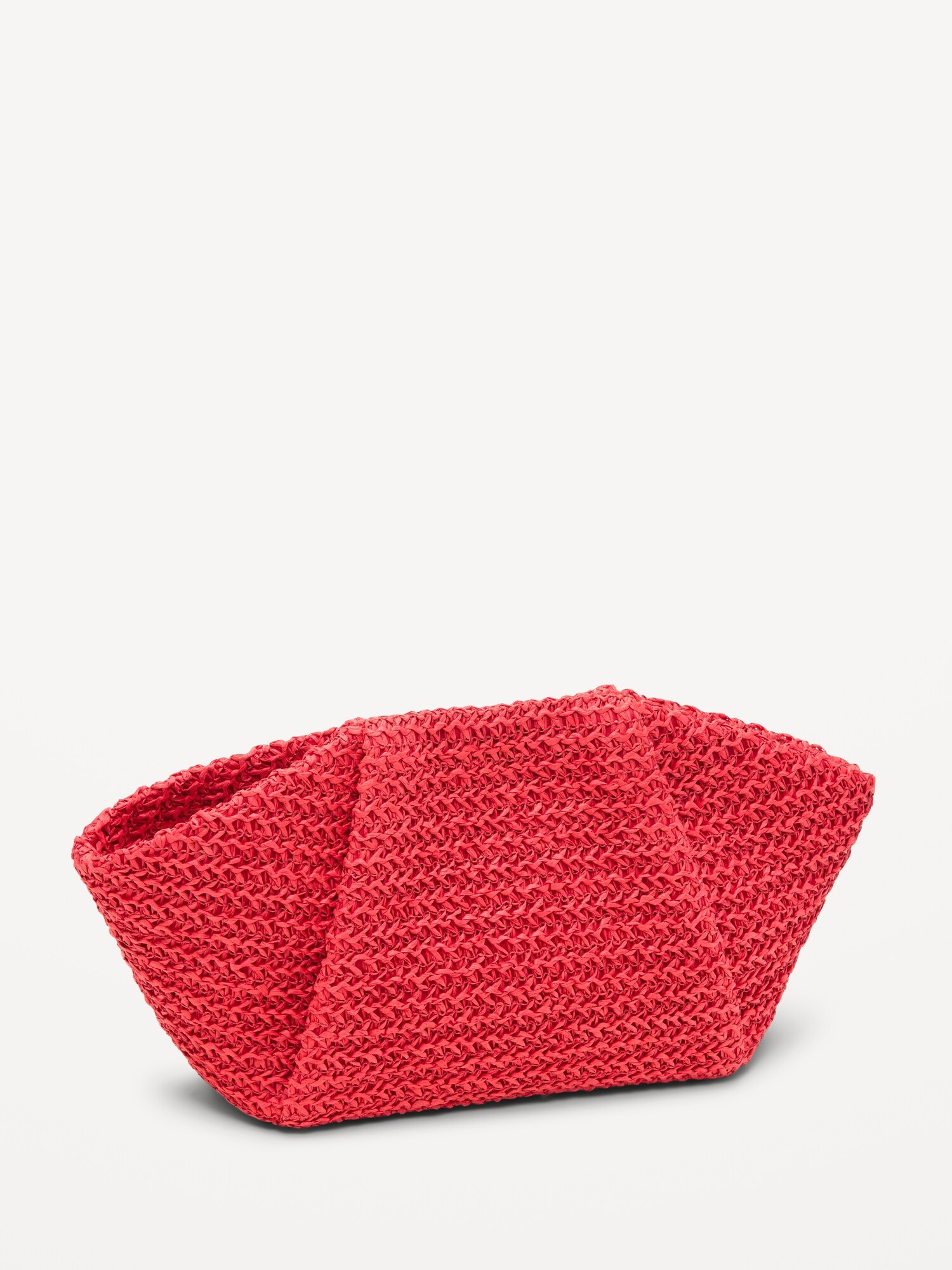 Женская сумка Old Navy Raffia Frame Shoulder, цвет: Оранжевый — фото 3