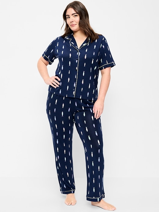 Image number 5 showing, Sunday Sleep Knit Jersey Pant Set