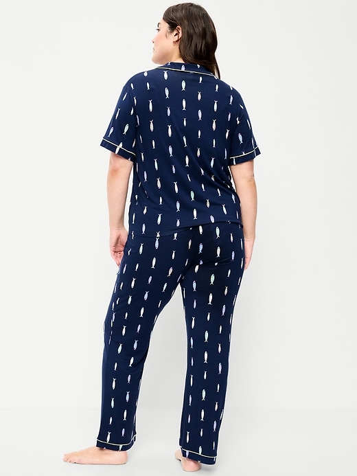 Image number 6 showing, Sunday Sleep Knit Jersey Pant Set