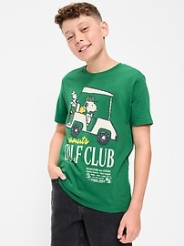 Image number 1 showing, Peanuts™ Snoopy Gender-Neutral Graphic T-Shirt for Kids