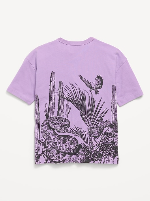 Image number 3 showing, Oversized Short-Sleeve Graphic T-Shirt for Boys