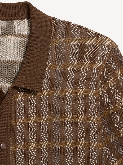 Image number 3 showing, Short-Sleeve Sweater Shirt