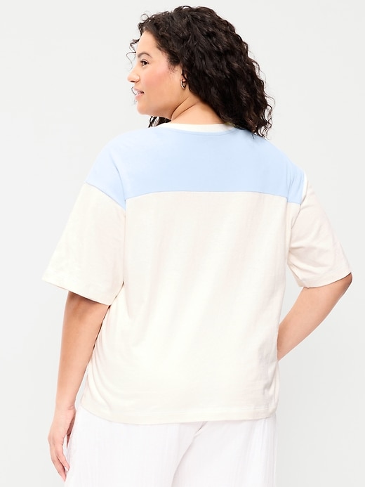 Image number 8 showing, Short-Sleeve Loose Crew-Neck T-Shirt