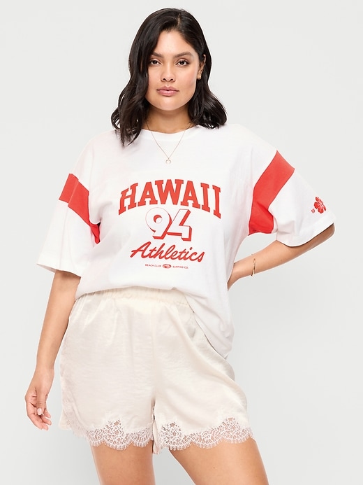 Image number 7 showing, Short-Sleeve Loose Crew-Neck T-Shirt