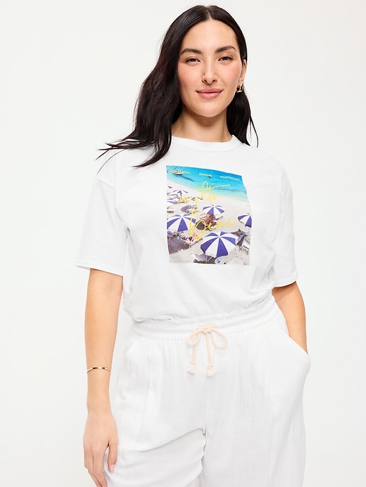 Image number 5 showing, Short-Sleeve Loose Graphic T-Shirt