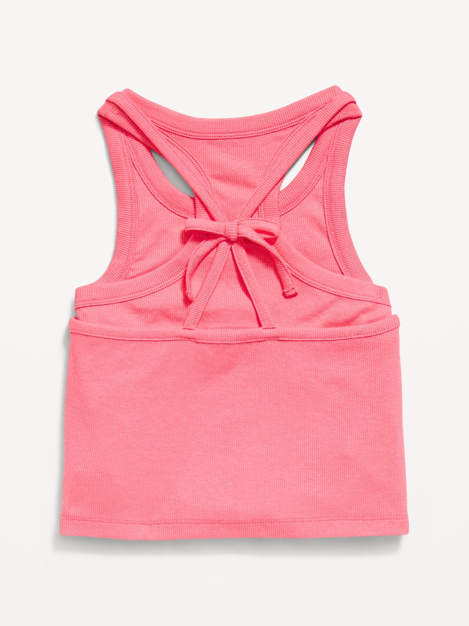 2-In-1 Ribbed Tank Top for Girls