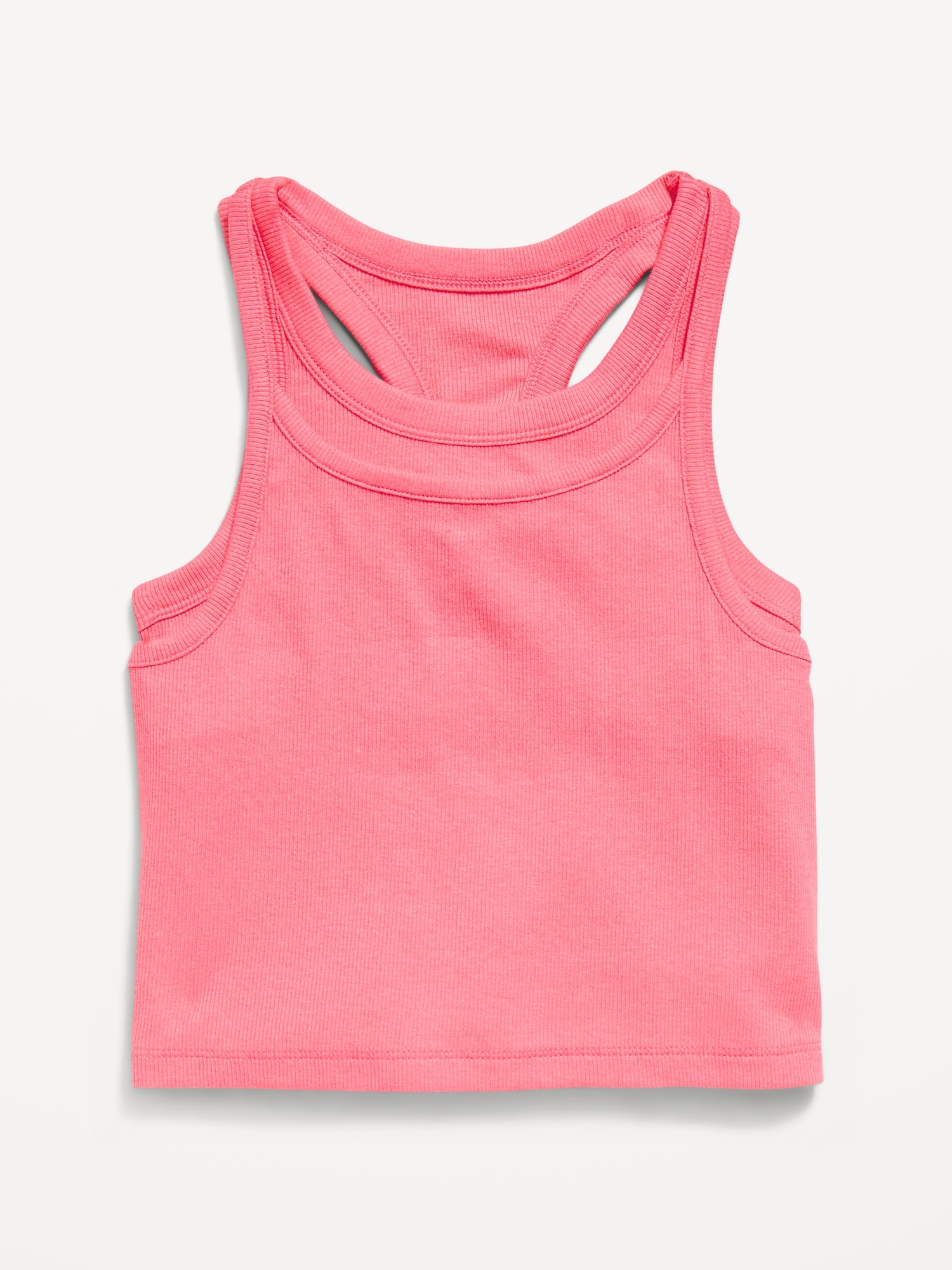 2-In-1 Ribbed Tank Top for Girls