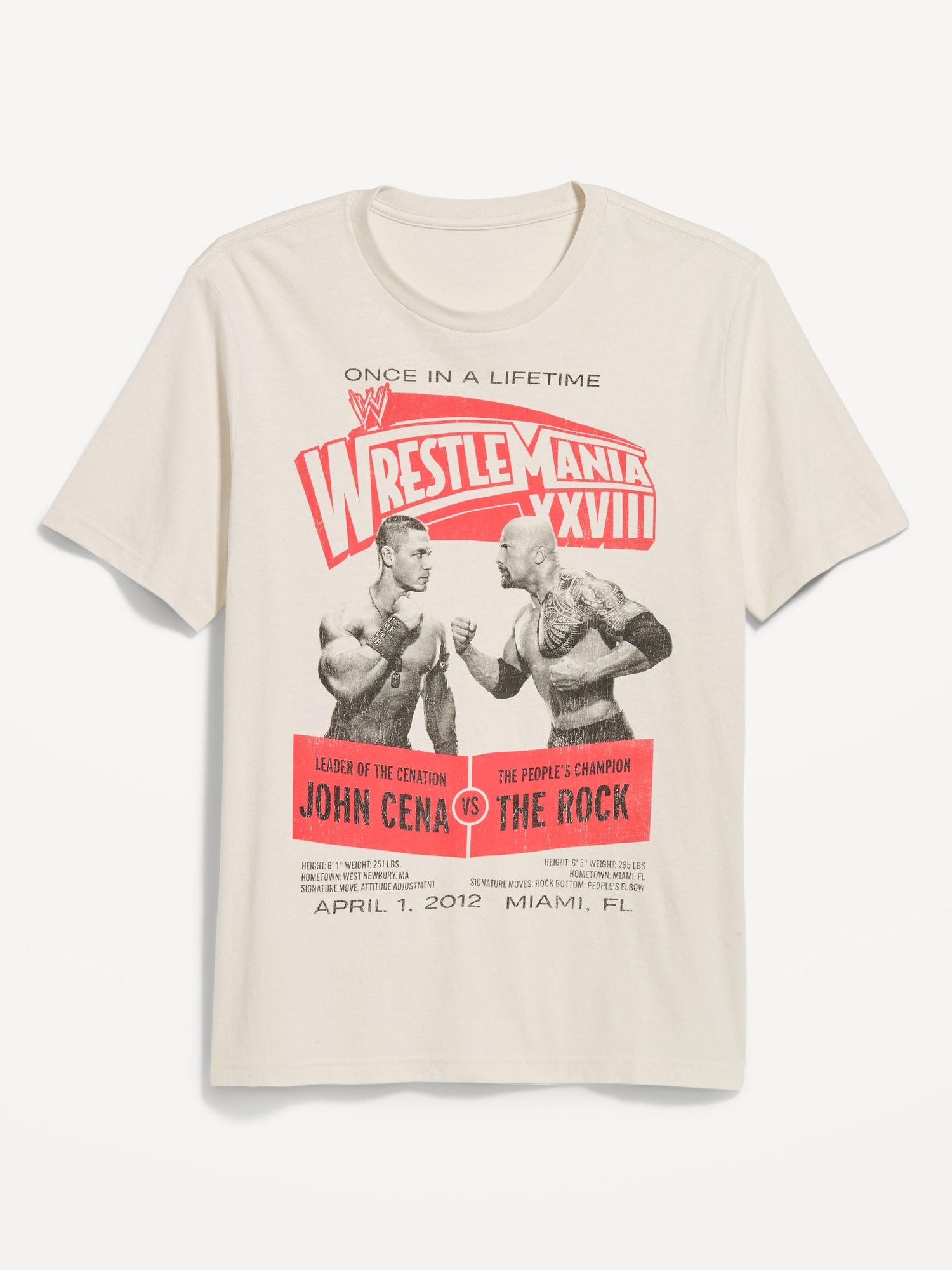 WWE WrestleMania Graphic T-Shirt