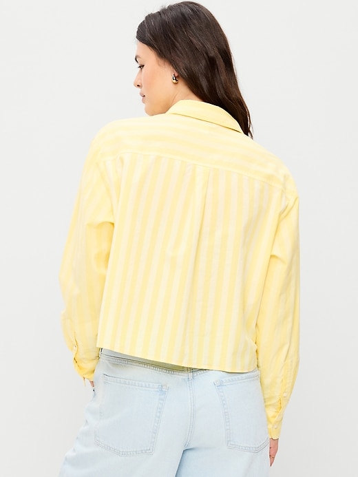 Image number 6 showing, Cropped Button-Down Shirt
