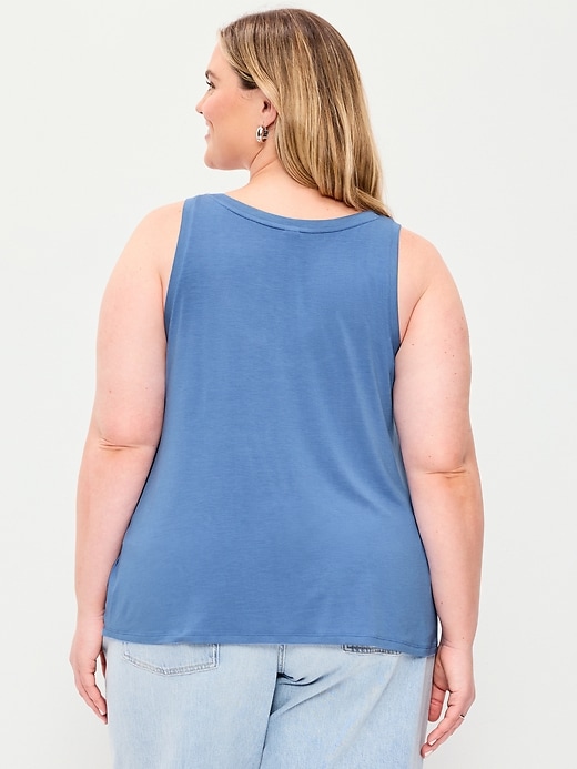 Image number 8 showing, Luxe Scoop-Neck Tank Top