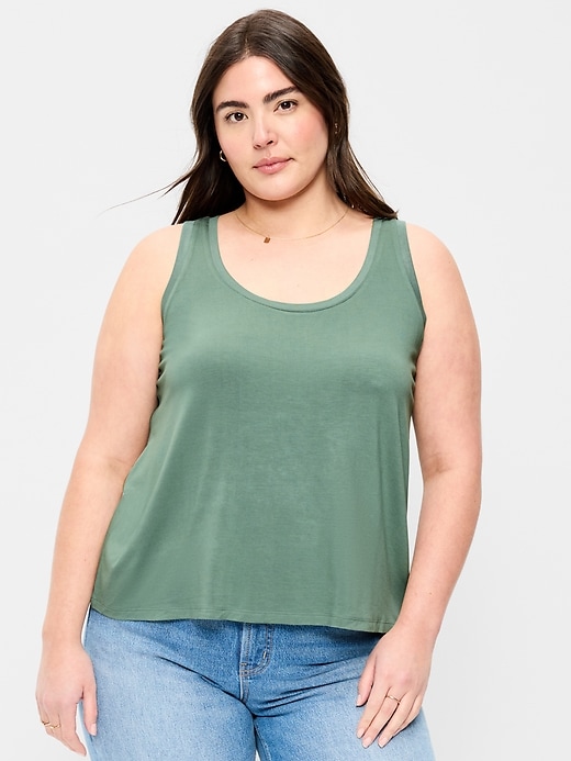 Image number 5 showing, Luxe Scoop-Neck Tank Top