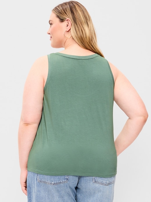 Image number 8 showing, Luxe Scoop-Neck Tank Top