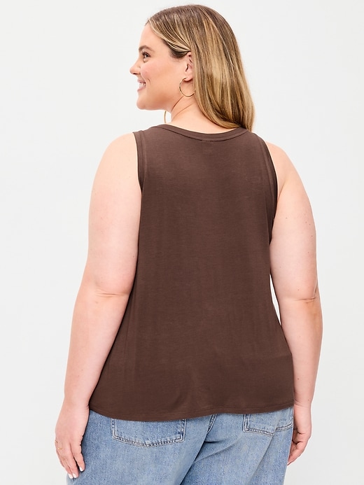 Image number 8 showing, Luxe Scoop-Neck Tank Top
