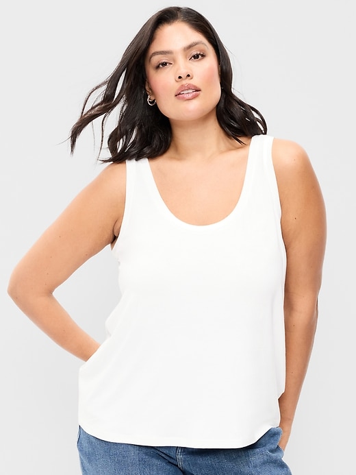 Image number 5 showing, Luxe Scoop-Neck Tank Top