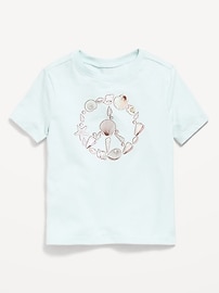 Image number 1 showing, Short-Sleeve Graphic T-Shirt for Toddler Girls