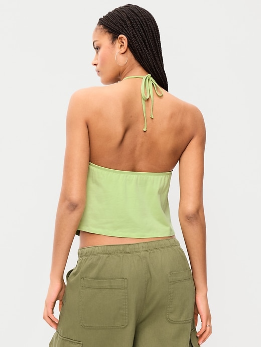 Image number 2 showing, Handkerchief Halter Top