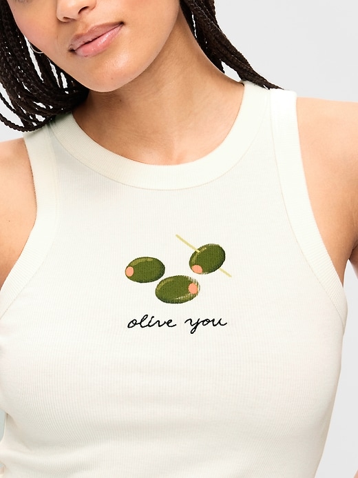 Image number 3 showing, Snug Crop Tank Top