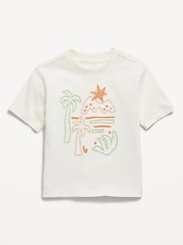 Image number 1 showing, Oversized Short-Sleeve Graphic T-Shirt for Toddler Boys