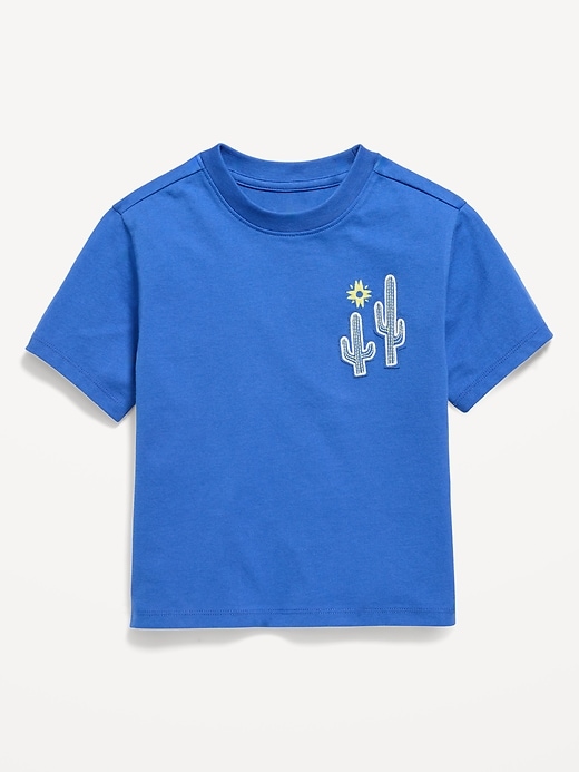 Image number 2 showing, Oversized Short-Sleeve Graphic T-Shirt for Toddler Boys