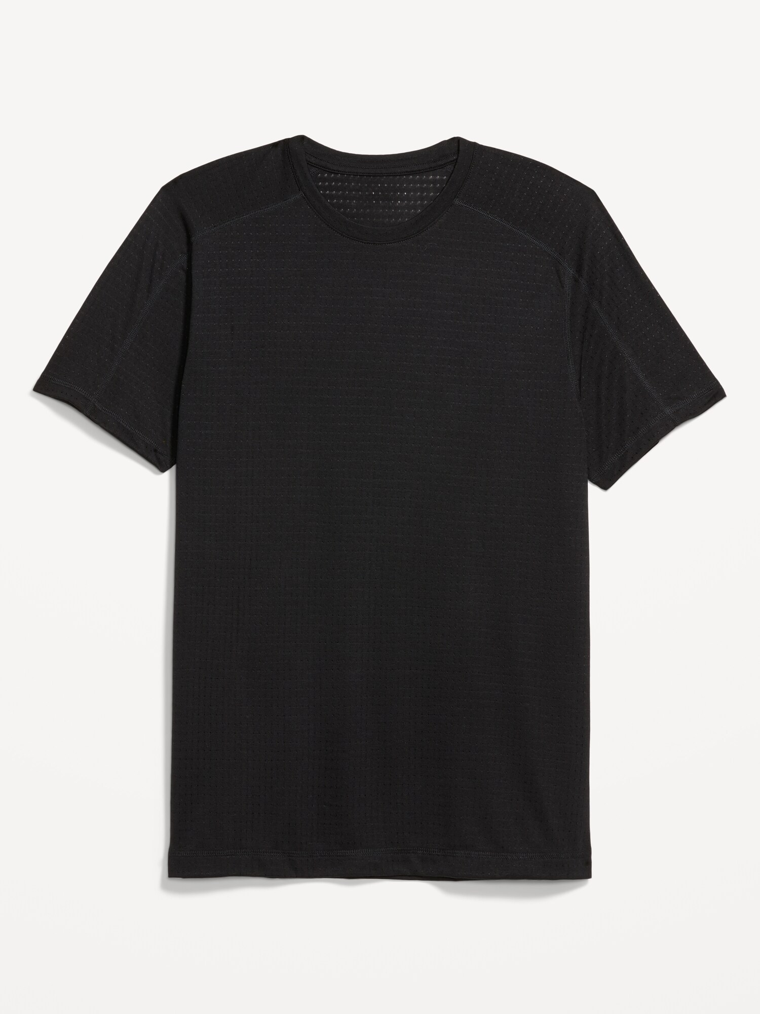 Мужская футболка Old Navy Relaxed Mesh, цвет: Чёрный — фото 4