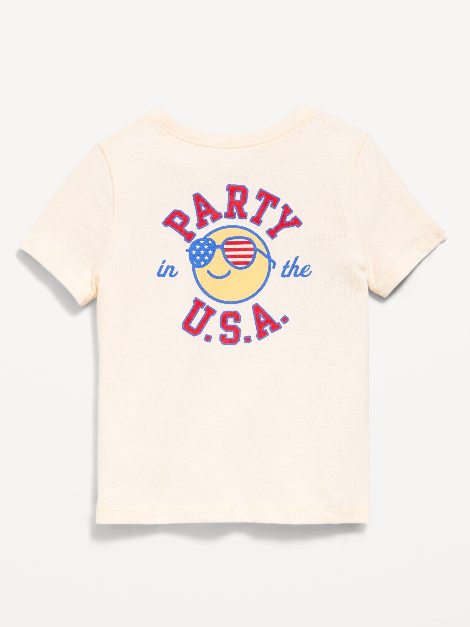 Футболка Old Navy Short-Sleeve Graphic T-Shirt для мальчиков-малышей, цвет: Creme De La Creme — фото 2