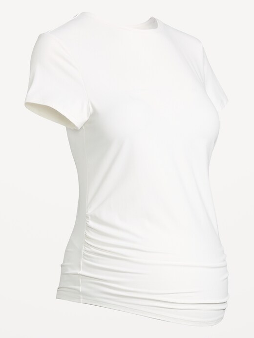 Image number 2 showing, Maternity StudioSmooth Short-Sleeve Jersey Top