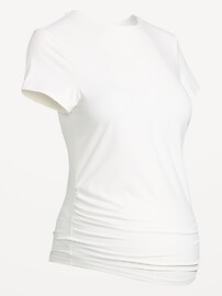 Image number 2 showing, Maternity StudioSmooth Short-Sleeve Jersey Top