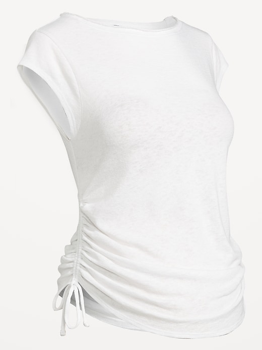 Image number 2 showing, Maternity Side-Cinch Jersey Top