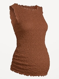 Image number 2 showing, Maternity Texured High-Neck Tank Top
