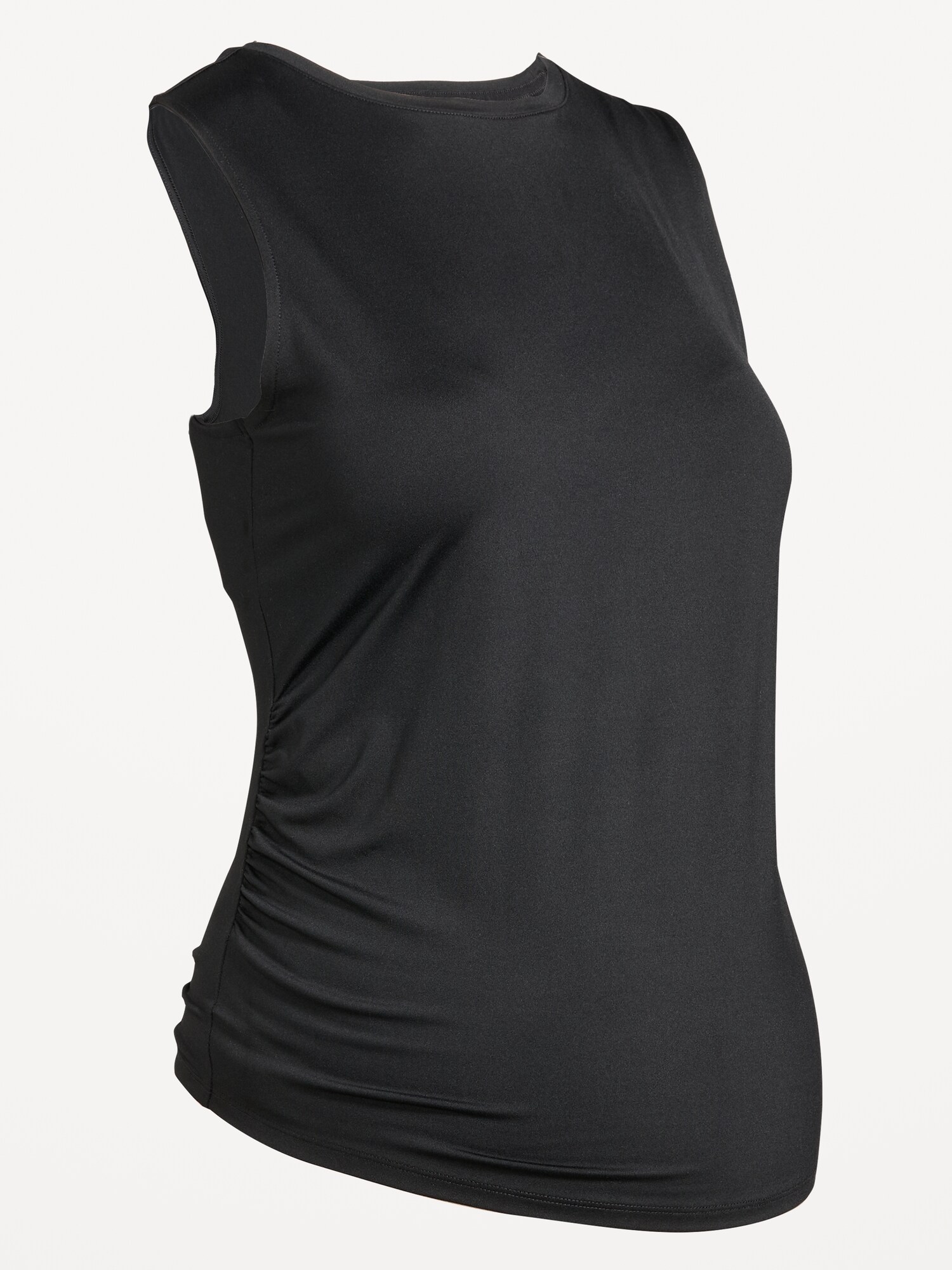 Облегающая майка для беременных Old Navy Maternity StudioSmooth из джерси, цвет: Чёрный — фото 4
