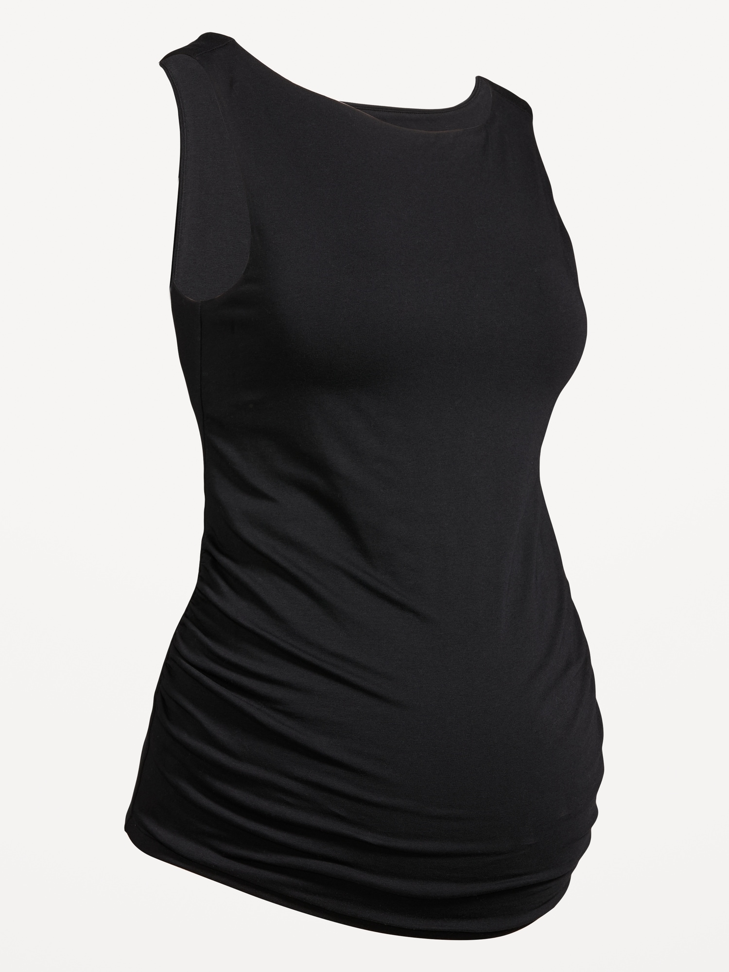 Maternity Slit-Neck Tank Top