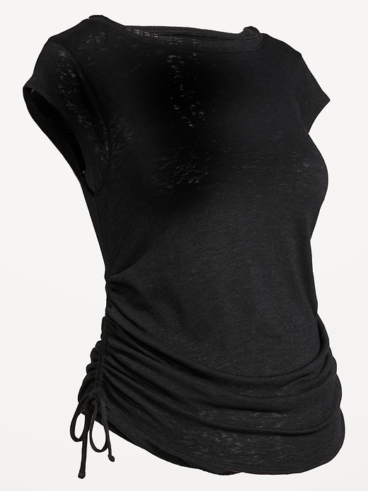 Image number 2 showing, Maternity Side-Cinch Jersey Top