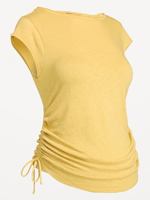 Image number 2 showing, Maternity Side-Cinch Jersey Top