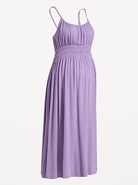 Image number 2 showing, Maternity Smocked Fit & Flare Dress