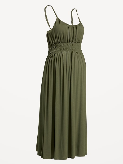 Image number 2 showing, Maternity Smocked Fit & Flare Dress