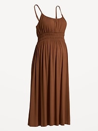 Image number 1 showing, Maternity Smocked Fit & Flare Dress