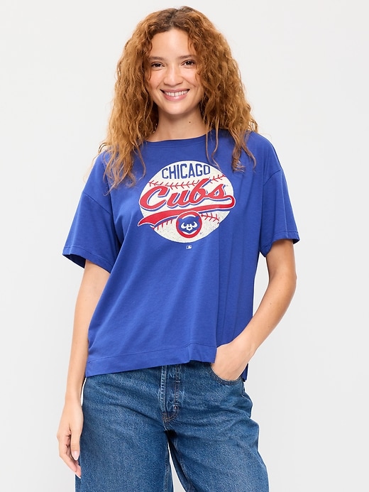 Image number 1 showing, Chicago Cubs Crew-Neck T-Shirt for Women
