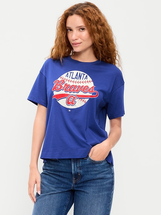 Image number 1 showing, Atlanta Braves Crew-Neck T-Shirt for Women