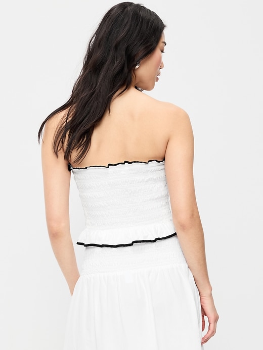 Image number 2 showing, Smocked Bodice Tube Top
