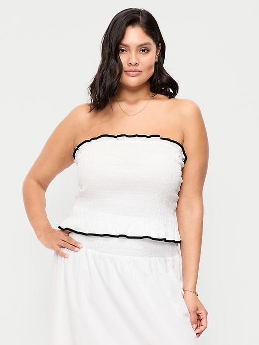 Image number 7 showing, Smocked Bodice Tube Top