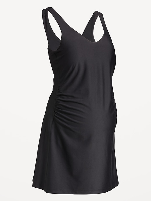 Image number 4 showing, Maternity Sleeveless PowerSoft Mini Skort Dress
