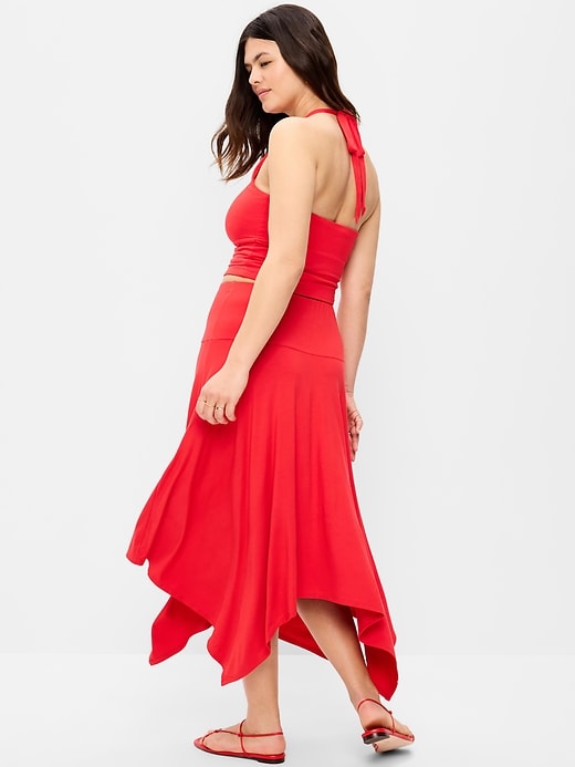 Image number 6 showing, Handkerchief Hem Midi Skirt