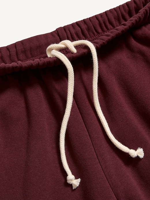 Image number 5 showing, High-Waisted Fleece Wide-Leg Sweatpants